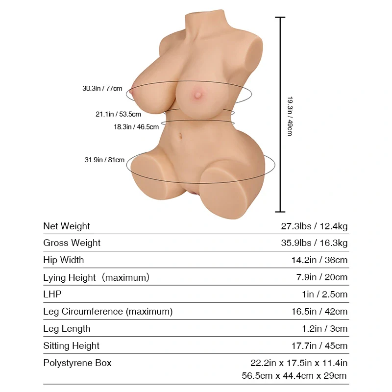 Tantaly Britney 2.0: 27.3LB Big Boobs Sex Doll Male Masturbator - Image 11