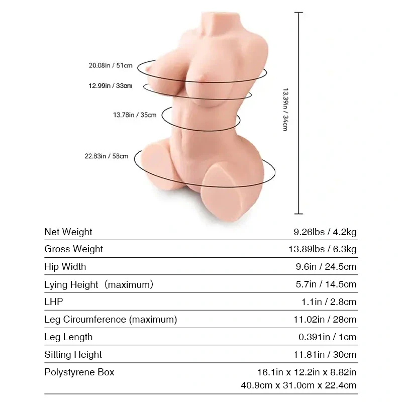 Tantaly Dita: 9LB Portable Handheld Sex Doll, Mini Love Doll - Image 4