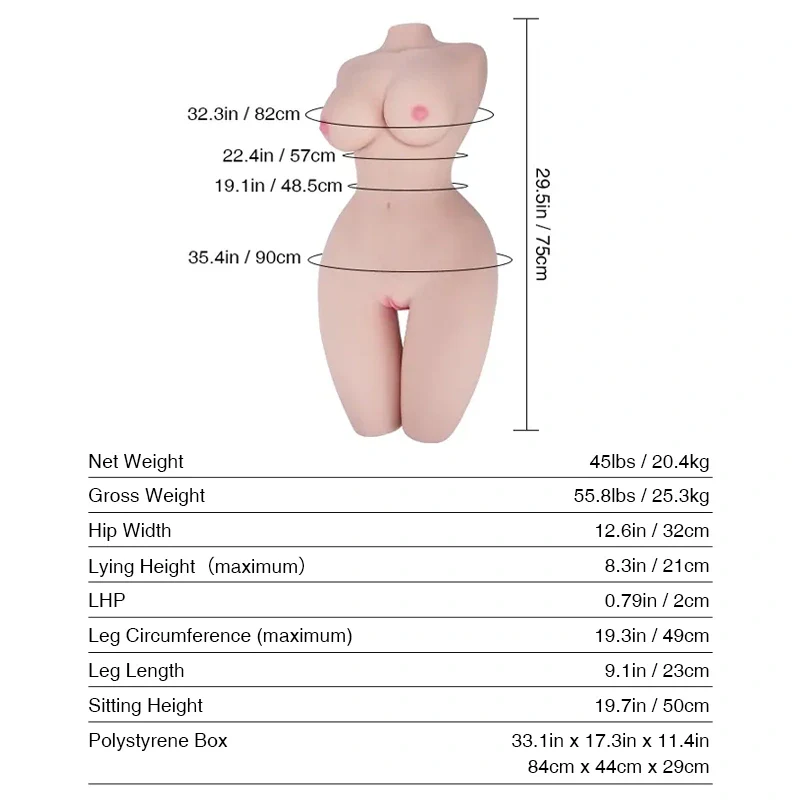 Tantaly Ruka Momoto: 45LB Obokozu Japanese Sex Doll - Image 11